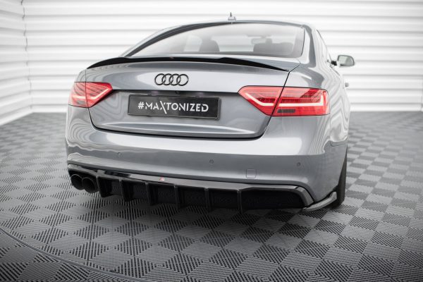 Audi A5 S-Line Coupé / Sportback 8T (facelift) - Difusor | AU-S5-1F-RS1GOO_ | Produto Maxton Design distribuído por Unicartuning. Audi A5 S-Line Coupé / Sportback 8T (facelift) - Difusor | AU-S5-1F-RS1GOO_ | Produto Maxton Design distribuído por Unicartuning.
