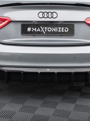 Audi A5 S-Line Coupé / Sportback 8T (facelift) - Difusor | AU-S5-1F-RS1GO_O | Produto Maxton Design distribuído por Unicartuning. Audi A5 S-Line Coupé / Sportback 8T (facelift) - Difusor | AU-S5-1F-RS1GO_O | Produto Maxton Design distribuído por Unicartuning.