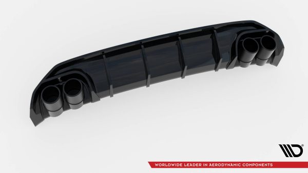Audi A3 S-Line Sedan 8Y - Difusor + imitação saídas de escape | AU-S3-8Y-S-RS1G+BLACK | Produto Maxton Design distribuído por Unicartuning. Audi A3 S-Line Sedan 8Y - Difusor + imitação saídas de escape | AU-S3-8Y-S-RS1G+BLACK | Produto Maxton Design distribuído por Unicartuning.