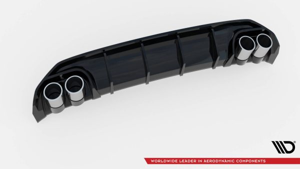 Audi A3 S-Line Sedan 8Y - Difusor + imitação saídas de escape | AU-S3-8Y-S-RS1G+BLACK | Produto Maxton Design distribuído por Unicartuning. Audi A3 S-Line Sedan 8Y - Difusor + imitação saídas de escape | AU-S3-8Y-S-RS1G+BLACK | Produto Maxton Design distribuído por Unicartuning.
