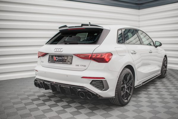 Audi A3 S-Line Sportback 8Y - Difusor + imitação saídas de escape | AU-A3-8Y-SLINE-RS1G+CHROME | Produto Maxton Design distribuído por Unicartuning. Audi A3 S-Line Sportback 8Y - Difusor + imitação saídas de escape | AU-A3-8Y-SLINE-RS1G+CHROME | Produto Maxton Design distribuído por Unicartuning.