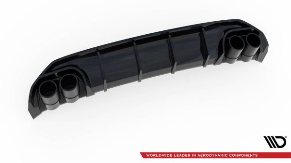 Audi A3 S-Line Sportback 8Y - Difusor + imitação saídas de escape | AU-A3-8Y-SLINE-RS1G+CHROME | Produto Maxton Design distribuído por Unicartuning. Audi A3 S-Line Sportback 8Y - Difusor + imitação saídas de escape | AU-A3-8Y-SLINE-RS1G+CHROME | Produto Maxton Design distribuído por Unicartuning.