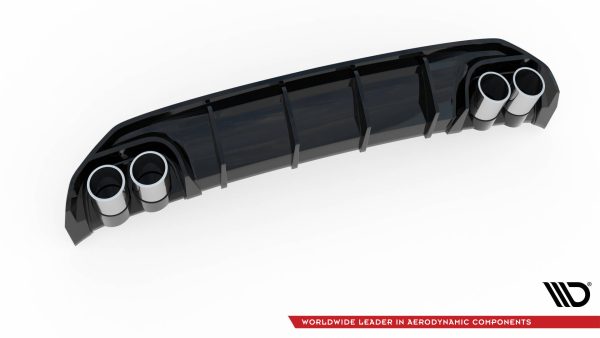 Audi A3 S-Line Sportback 8Y - Difusor + imitação saídas de escape | AU-A3-8Y-SLINE-RS1G+BLACK | Produto Maxton Design distribuído por Unicartuning. Audi A3 S-Line Sportback 8Y - Difusor + imitação saídas de escape | AU-A3-8Y-SLINE-RS1G+BLACK | Produto Maxton Design distribuído por Unicartuning.