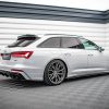 Audi A6 S-Line / S6 C8 / C8 (facelift) - Difusor + imitação saídas de escape | AU-A6-C8-SLINE-RS1G+RS1RG+BLACK | Produto Maxton Design distribuído por Unicartuning.