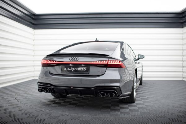 Audi A7 S-Line C8 / S7 C8 / C8 (facelift) / S7 (facelift) - Difusor + imitação saídas de escape | AU-A7-C8-SLINE-RS1G+BLACK | Produto Maxton Design distribuído por Unicartuning. Audi A7 S-Line C8 / S7 C8 / C8 (facelift) / S7 (facelift) - Difusor + imitação saídas de escape | AU-A7-C8-SLINE-RS1G+BLACK | Produto Maxton Design distribuído por Unicartuning.