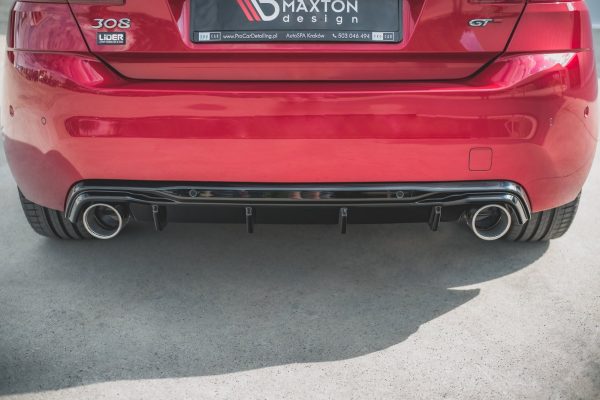 Peugeot 308 GT Mk2 (facelift) - Difusor + imitação saídas de escape | PE-308-2F-GT-RS1G+CHROME | Produto Maxton Design distribuído por Unicartuning. Peugeot 308 GT Mk2 (facelift) - Difusor + imitação saídas de escape | PE-308-2F-GT-RS1G+CHROME | Produto Maxton Design distribuído por Unicartuning.