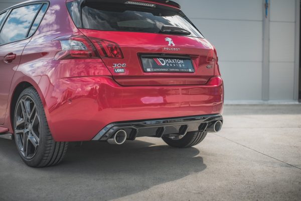 Peugeot 308 GT Mk2 (facelift) - Difusor + imitação saídas de escape | PE-308-2F-GT-RS1G+CHROME | Produto Maxton Design distribuído por Unicartuning. Peugeot 308 GT Mk2 (facelift) - Difusor + imitação saídas de escape | PE-308-2F-GT-RS1G+CHROME | Produto Maxton Design distribuído por Unicartuning.