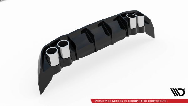 Seat Leon FR Hatchback Mk4 - Difusor + imitação saídas de escape | SE-LE-4-FR-RS1G+CHROME | Produto Maxton Design distribuído por Unicartuning. Seat Leon FR Hatchback Mk4 - Difusor + imitação saídas de escape | SE-LE-4-FR-RS1G+CHROME | Produto Maxton Design distribuído por Unicartuning.