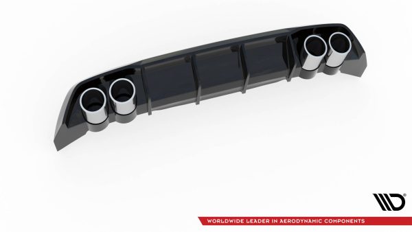 Seat Leon FR Hatchback Mk4 - Difusor + imitação saídas de escape | SE-LE-4-FR-RS1G+BLACK | Produto Maxton Design distribuído por Unicartuning. Seat Leon FR Hatchback Mk4 - Difusor + imitação saídas de escape | SE-LE-4-FR-RS1G+BLACK | Produto Maxton Design distribuído por Unicartuning.