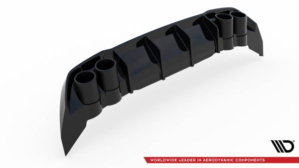 Seat Leon FR Hatchback Mk4 - Difusor + imitação saídas de escape | SE-LE-4-FR-RS1G+BLACK | Produto Maxton Design distribuído por Unicartuning. Seat Leon FR Hatchback Mk4 - Difusor + imitação saídas de escape | SE-LE-4-FR-RS1G+BLACK | Produto Maxton Design distribuído por Unicartuning.