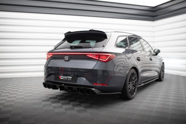 Seat Leon ST FR Mk4 - Difusor + imitação saídas de escape | SE-LE-4-FR-ST-RS2G+RS2RG+BLACK | Produto Maxton Design distribuído por Unicartuning.