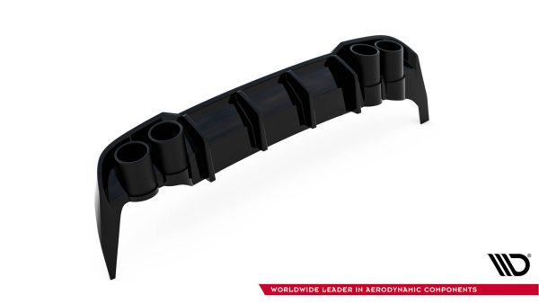 Seat Leon ST FR Mk4 - Difusor + imitação saídas de escape | SE-LE-4-FR-ST-RS2G+RS2RG+BLACK | Produto Maxton Design distribuído por Unicartuning.