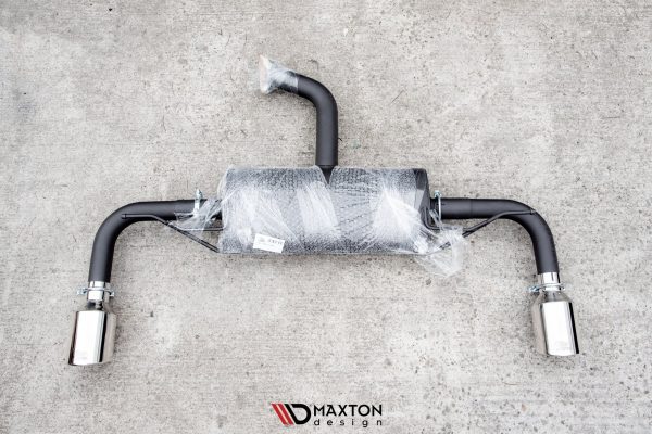 Volkswagen Golf Mk8 - Difusor (GTI LOOK) com escape | VW-GO-8-RS1GO__O+EXH | Produto Maxton Design distribuído por Unicartuning.