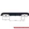 Mercedes-Benz CLK W209 - Difusor | ME-CLK-209-RS1G | Produto Maxton Design distribuído por Unicartuning. Mercedes-Benz CLK W209 - Difusor | ME-CLK-209-RS1G | Produto Maxton Design distribuído por Unicartuning.