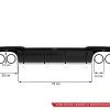 Audi RS3 Sportback 8V (facelift) - Difusor + escape Milltek Sport | AU-RS3-8VF-RS2GOO__OO+EXH | Produto Maxton Design distribuído por Unicartuning.