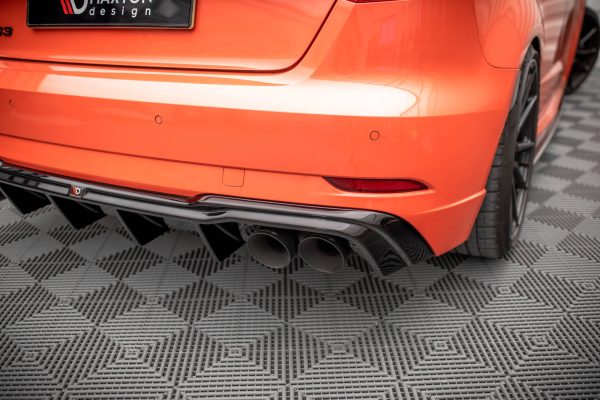 Audi RS3 Sportback 8V (facelift) - Difusor + escape Milltek Sport | AU-RS3-8VF-RS2GOO__OO+EXH | Produto Maxton Design distribuído por Unicartuning.