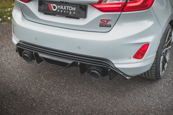 Ford Fiesta ST Mk8 - Difusor + escape Miltek Sport | FO-FI-8-ST-RS5T+EXH+GPF | Produto Maxton Design distribuído por Unicartuning.