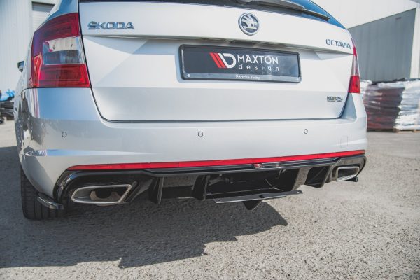 Skoda Octavia RS Mk3/mk3 Fl Hatchback/kombi - Difusor V.2 | SK-OC-3-RS-RS2G+RS2RG-PB | Produto Maxton Design distribuído por Unicartuning.