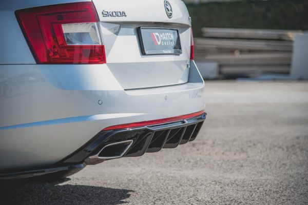 Skoda Octavia RS Mk3 / Mk3 Fl Hatchback / Estate - Difusor V.2 | SK-OC-3-RS-RS2G+RS2RG-ON | Produto Maxton Design distribuído por Unicartuning.