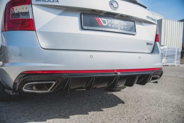 Skoda Octavia RS Mk3 / Mk3 Fl Hatchback / Estate - Difusor V.2 | SK-OC-3-RS-RS2G+RS2RG-ON | Produto Maxton Design distribuído por Unicartuning.