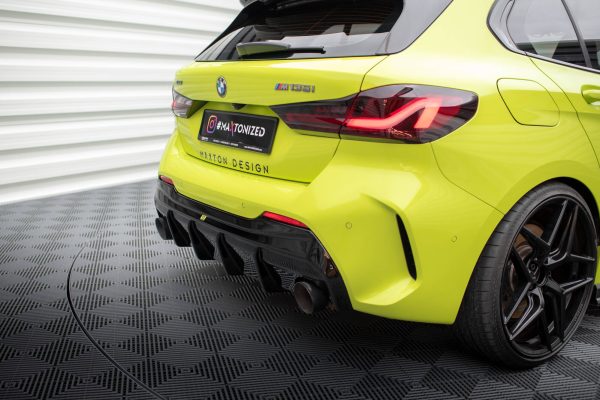 BMW 1 F40 Pack M/ M135i (modelo Com Saída Simples Em 2 Lados) - Difusor V.3 | BM-1-40-MPACK-RS3GO_O | Produto Maxton Design distribuído por Unicartuning.