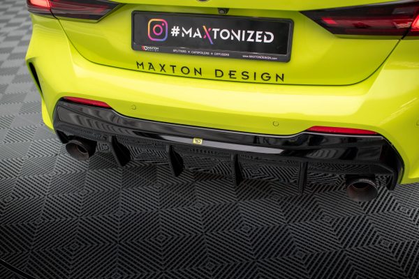 BMW 1 F40 Pack M/ M135i (modelo Com Saída Simples Em 2 Lados) - Difusor V.3 | BM-1-40-MPACK-RS3GO_O | Produto Maxton Design distribuído por Unicartuning.