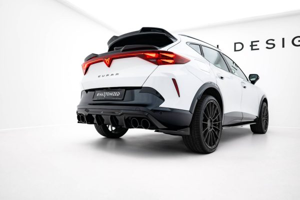 Cupra Formentor Mk1 - Difusor V.3 + imitação saídas de escape | CU-FO-1-RS3G+RS3RG+BLACK | Produto Maxton Design distribuído por Unicartuning.