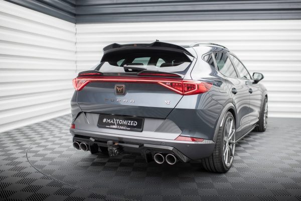 Cupra Formentor Mk1 - Difusor V.3 + imitação saídas de escape | CU-FO-1-RS3G+RS3RG+BLACK | Produto Maxton Design distribuído por Unicartuning.