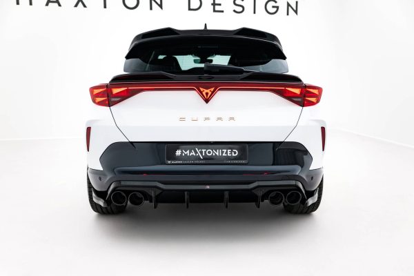 Cupra Formentor Mk1 - Difusor V.3 + imitação saídas de escape | CU-FO-1-RS3G+RS3RG+BLACK | Produto Maxton Design distribuído por Unicartuning.