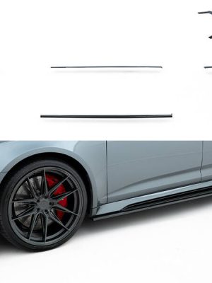 Audi RS7 C8 - Splitters em carbono | CF-AU-RS6-C8-SET | Produto Maxton Design distribuído por Unicartuning.