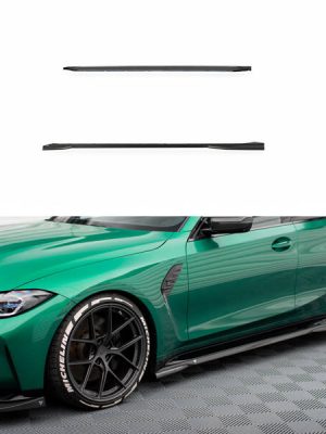 BMW M3 G80 / M340i G20 / 3 Pack M G20 / 3 Standard G20 - Splitters em carbono | CF-BM-3-G80-M-SET | Produto Maxton Design distribuído por Unicartuning. BMW M3 G80 / M340i G20 / 3 Pack M G20 / 3 Standard G20 - Splitters em carbono | CF-BM-3-G80-M-SET | Produto Maxton Design distribuído por Unicartuning.
