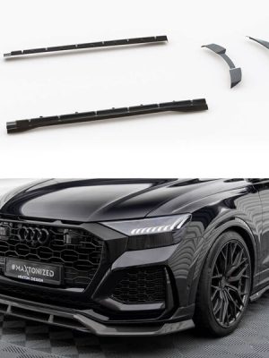 Audi A3 / A3 S-Line / S3 / RS3 Sedan 8V / 8V (facelift) - Splitters em carbono | CF-AU-RSQ8-1-SET | Produto Maxton Design distribuído por Unicartuning.