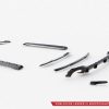 Audi A3 / A3 S-Line / S3 / RS3 Sedan 8V / 8V (facelift) - Splitters em carbono