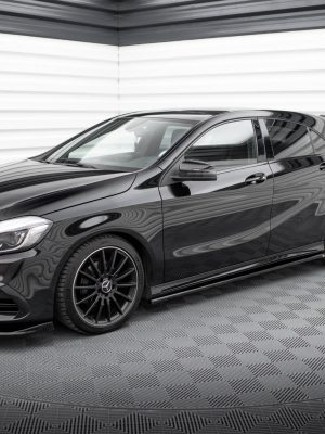 Mercedes-Benz Classe A W176 AMG (facelift) - Kit Lâminas | ME-A-176F-AMGLINE-SET | Produto Maxton Design distribuído por Unicartuning.
