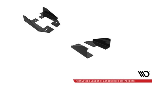 Audi A3 S-Line Sedan / S3 Sedan 8Y (facelift) - Splitters laterais | AUS38YFCNC-SF1G | Produto Maxton Design distribuído por Unicartuning.