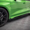 Audi RS3 Sedan 8Y - Splitters laterais | AURS38YSCNC-SF1G | Produto Maxton Design distribuído por Unicartuning.