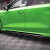 Audi RS3 Sedan 8Y - Splitters laterais | AURS38YSCNC-SF1G | Produto Maxton Design distribuído por Unicartuning.