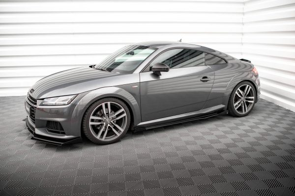 Audi TT S / S-Line 8s - Splitters laterais | AUTT3SLINECNC-SF1G | Produto Maxton Design distribuído por Unicartuning.