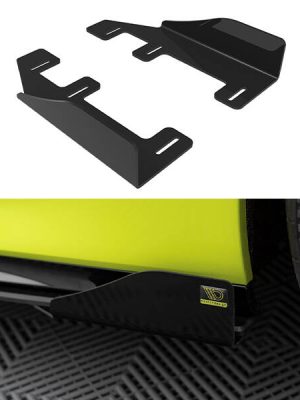 BMW 1 F40 Pack M / M135i - Splitters laterais | BM140MPACKCNC-SF1G | Produto Maxton Design distribuído por Unicartuning.