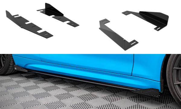 BMW M2 F87 - Splitters laterais | BM287MCOMPCNC-SF1G | Produto Maxton Design distribuído por Unicartuning.