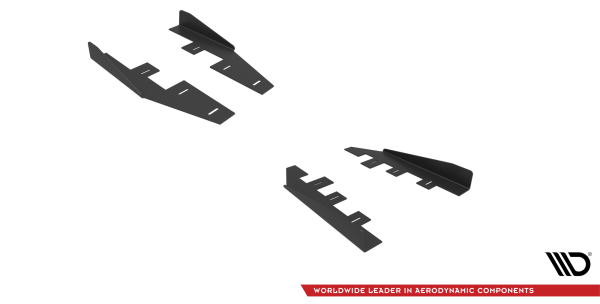 Ford Mondeo Sport Mk5 (facelift) / Fusion Sport Mk2 (facelift) - Splitters laterais | FOMO5FSPORTCNC-SF1G | Produto Maxton Design distribuído por Unicartuning.