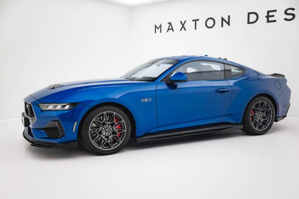 Ford Mustang GT Mk7 - Splitters laterais | FOMU7GTCNC-SF1G | Produto Maxton Design distribuído por Unicartuning.