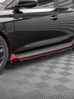 Hyundai I20 N Mk3 - Splitters laterais | HYI203NCNC-SRF1G | Produto Maxton Design distribuído por Unicartuning.