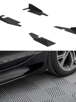 Kia Stinger Mk1 - Splitters laterais | KIST1GTLINECNC-SF1G | Produto Maxton Design distribuído por Unicartuning.