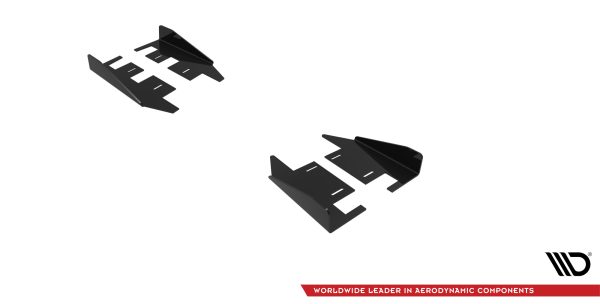 Mercedes-AMG C43 Coupé / Cabrio / Sedan / Estate C205 / A205 / W205 / S205 (facelift) - Splitters laterais | MEC205F43CCNC-SF1G | Produto Maxton Design distribuído por Unicartuning.