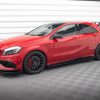 Mercedes-Benz A45 Aero W176 (facelift) - Splitters laterais | MEA176FAEROCNC-SF1G | Produto Maxton Design distribuído por Unicartuning.