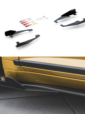 Volkswagen Arteon R-line - Splitters laterais | VWAR1RLINECNC-SF1G | Produto Maxton Design distribuído por Unicartuning.