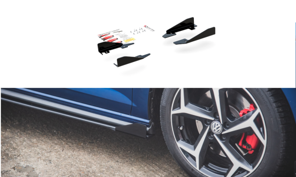 Volkswagen Polo GTI / R-line Mk6 - Splitters laterais | VWPO6GTICNC-SF1G | Produto Maxton Design distribuído por Unicartuning. Volkswagen Polo GTI / R-line Mk6 - Splitters laterais | VWPO6GTICNC-SF1G | Produto Maxton Design distribuído por Unicartuning.