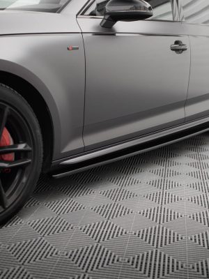 Audi S4 / A4 S-Line / A4 Competiton B9 - Lâminas para embaladeiras | AU-A4-B9-SLINE-SD1G | Produto Maxton Design distribuído por Unicartuning. Audi S4 / A4 S-Line / A4 Competiton B9 - Lâminas para embaladeiras | AU-A4-B9-SLINE-SD1G | Produto Maxton Design distribuído por Unicartuning.