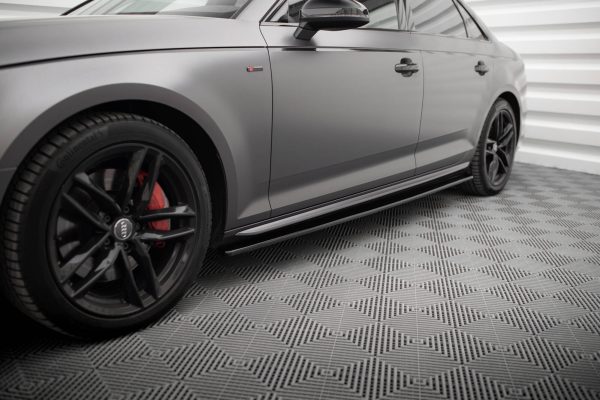 Audi S4 / A4 S-Line / A4 Competiton B9 - Lâminas para embaladeiras | AU-A4-B9-SLINE-SD1G | Produto Maxton Design distribuído por Unicartuning. Audi S4 / A4 S-Line / A4 Competiton B9 - Lâminas para embaladeiras | AU-A4-B9-SLINE-SD1G | Produto Maxton Design distribuído por Unicartuning.